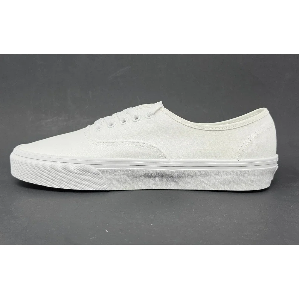 Vans Authentic True White Canvas Low Sneakers Men's 9.5/Women's 11 VN000EE3W00